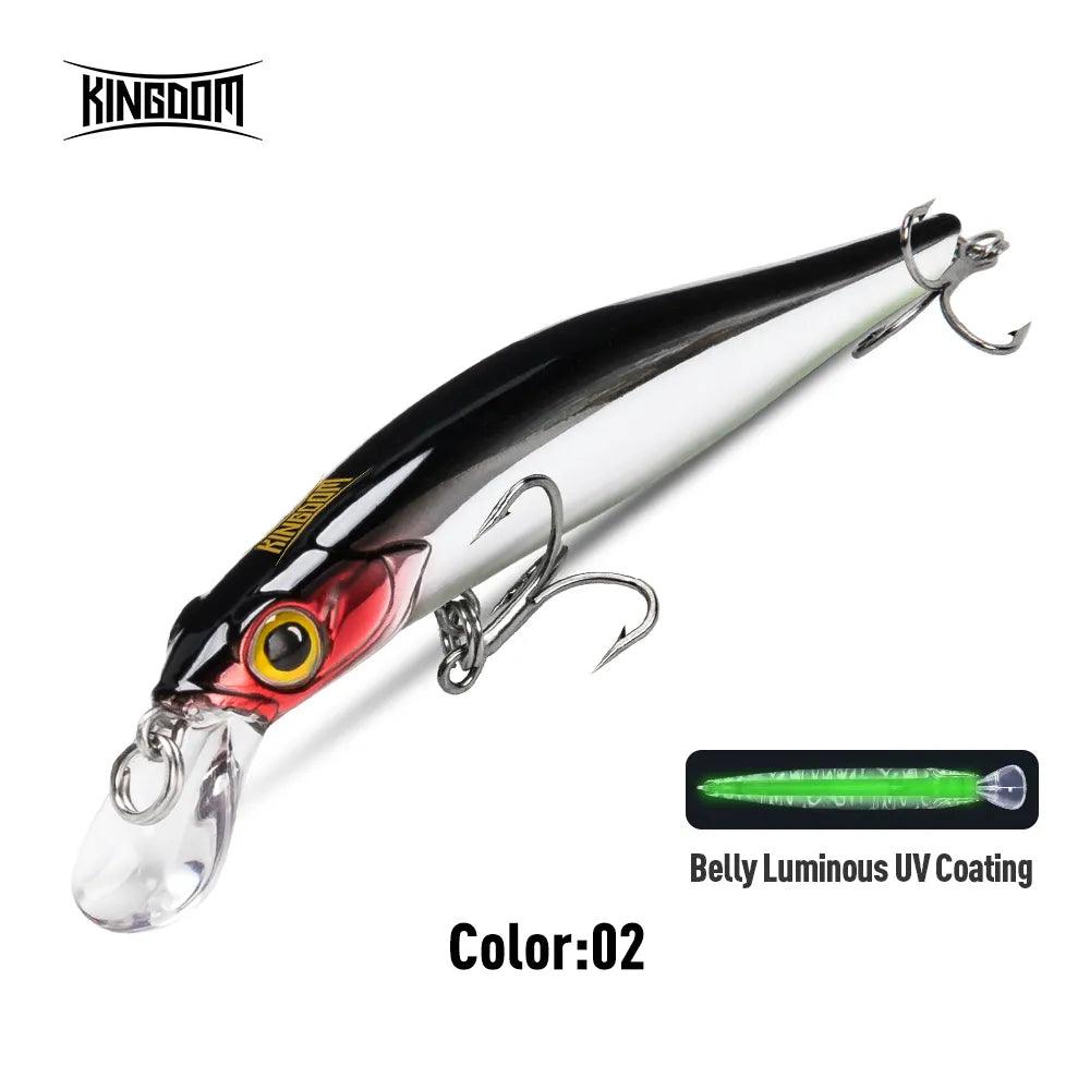 Kingdom Kingart Sinking Minnow Fishing Lures 6g 9g 14g 18.6g Jerkbaits Good Action Wobblers FR Silence Hard Baits Sea Bass - Nex Fisher Hub