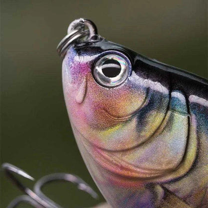 AUKUMA JIESHOU7S 7-joint swimbait with lifelike 3D holographic eye detail.