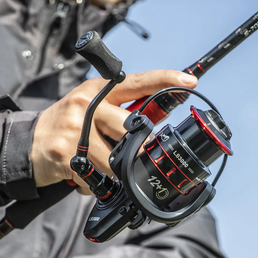 LINNHUE Spinning Reel Powerful Drag System