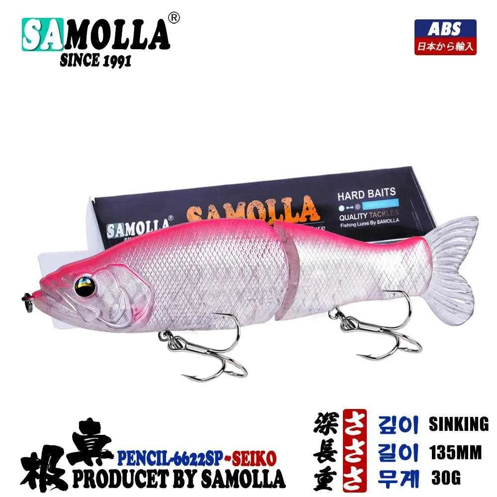 SAMOLLA Swimbait's Seductive Dance 1.06 oz (30g) 5.3 inches (135mm) - Nex Fisher Hub