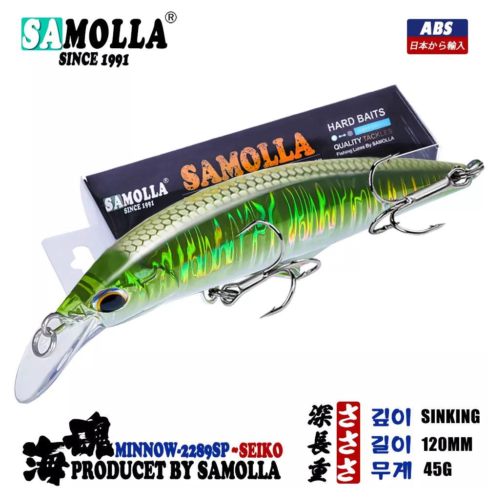 Sinking Minnow Fishing Lure for Bass and Pike