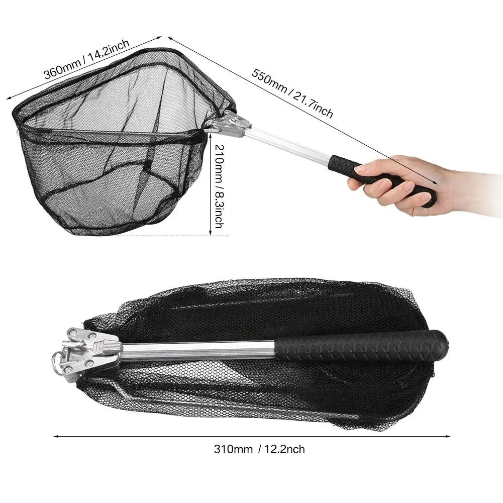 NFH Telescopic Fishing Net: Collapsible and Portable for Fish Landing Nex Fisher Hub NFH Telescopic Fishing Net: Collapsible and Portable for Fish Landing Nex Fisher Hub