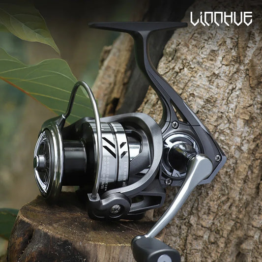 LINNHUE Spinning Reel 16KG Max Drag - 5.2:1 Gear Ratio - Saltwater & Freshwater Fishing Reel