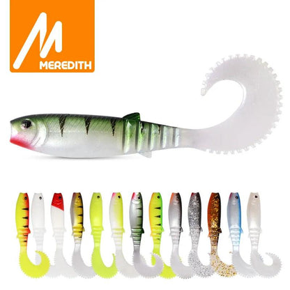 MEREDITH Cannibal Curved Tail Soft Baits (Multiple Sizes)