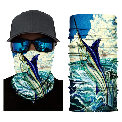 YIQISTART Fish Animal Design Neck Gaiter: Your Fishing Essential Scarf