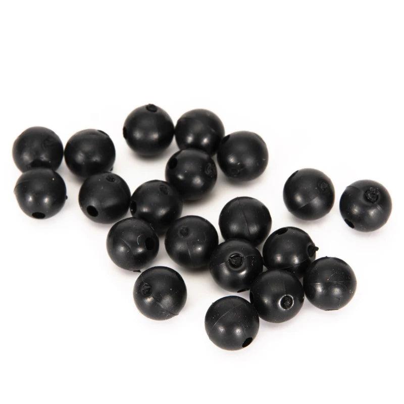 100pcs/lot 3mm-8mm Fishing Beads Black