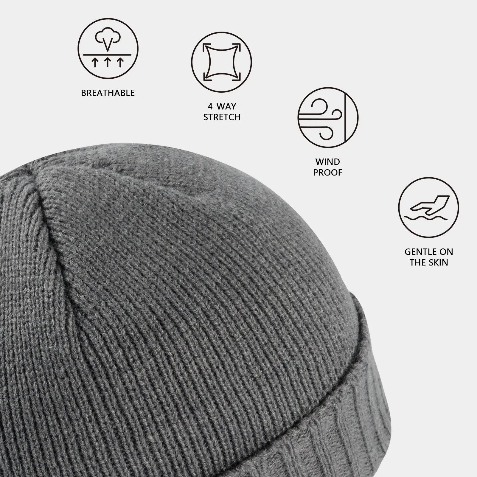 BASSDASH Winter Beanie Hats with Fleece Lining Thick Warm for Men Women Stretchy Fit Unisex Cuffed Knit Hat Nex Fisher Hub
