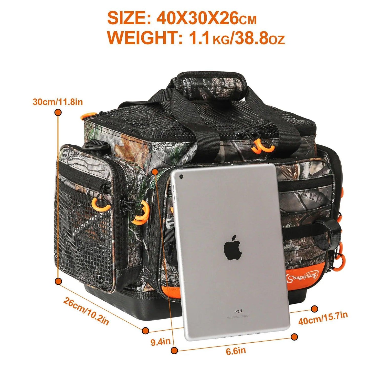 Fishing Tackle Bag: Spacious and Organized Multi-Purpose Solution