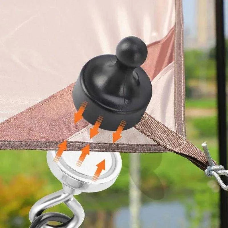 Camping Magnetic Hook Strong Suction Separable Multifunctional Outdoor Tent Canopy Carabiner Magnet Hanger Camping Accessories - Nex Fisher Hub