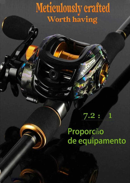 KastKing baitcast fishing reel with 7.2:1 gear ratio and EVA grip.