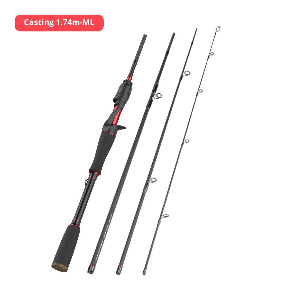 KastKing Brutus Carbon Casting Rod - Nex Fisher Hub