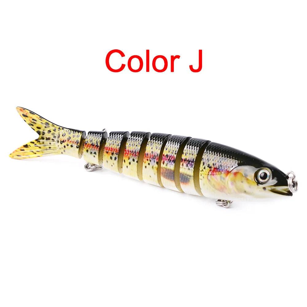 1PCS Multi-section Minnow Fishing Lure 13.5cm 19g Artificial Hard Bait Swimbait Lifelike Wobbler Crankbait Pesca Fishing Tackle - Nex Fisher Hub