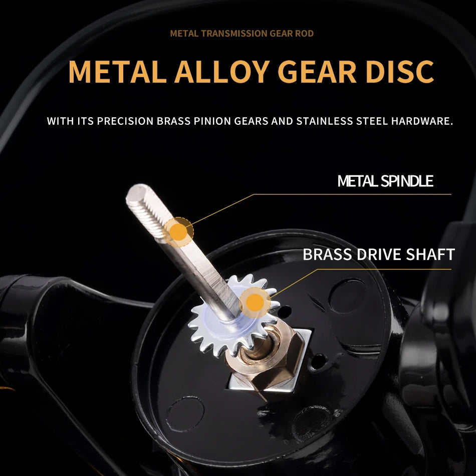 Rooblinos HM NEW Spinning Reel: 10KG Max Drag, High Speed for All Water Types