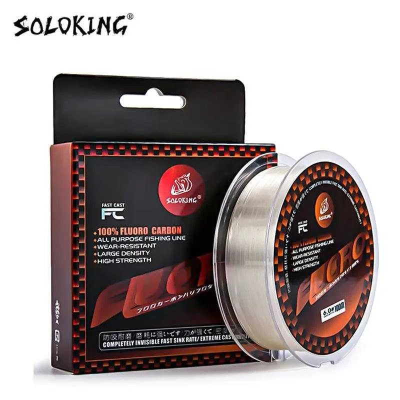 120M Fluorocarbon Coating Nylon Line Fishing Line Fast Sinking Fishing Invisible Nylon fish line for Lure Durable Fish Line - Nex Fisher Hub