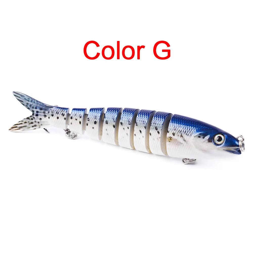 1PCS Multi-section Minnow Fishing Lure 13.5cm 19g Artificial Hard Bait Swimbait Lifelike Wobbler Crankbait Pesca Fishing Tackle - Nex Fisher Hub