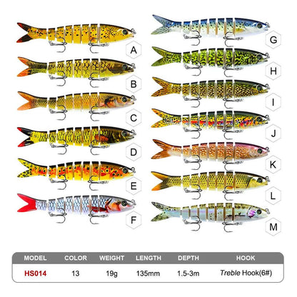 Proberos HS014 Multi-Jointed Swimbait