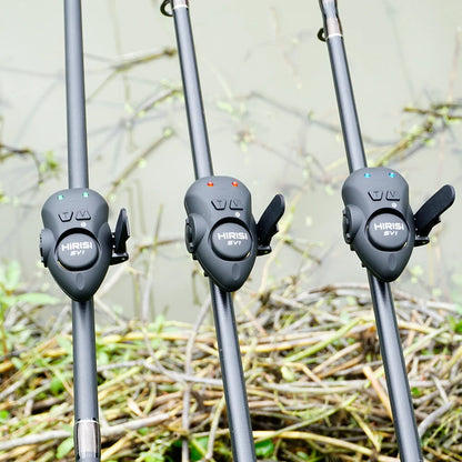 HIRISI SV1 Carp Fishing Bite Alarm Set And 100M Range Receptor: Wireless Indicator