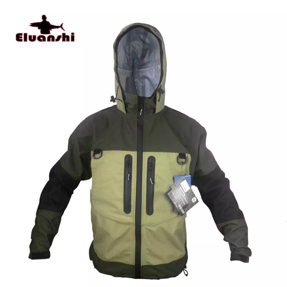 ELUANSHI Waterproof Breathable Fly Fishing Clothes Wader Jacket Wading clothing apparel - Nex Fisher Hub