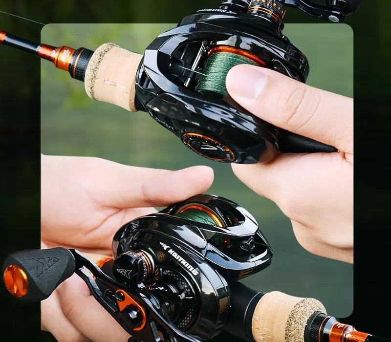 KastKing Zephyr Bait Finesse System BFS Baitcasting Reel 4.5KG 7.2:1 Gear Ratio - Nex Fisher Hub