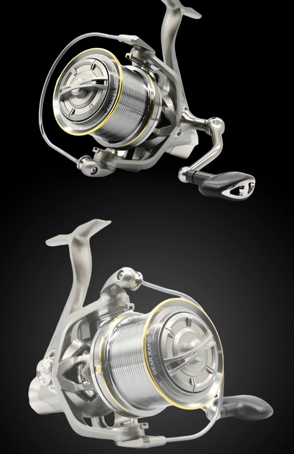 Rooblinos NGK Long Shot Jigging Spinning Reel: 55lb Max Drag for Big Game Saltwater And Freshwater Fishing