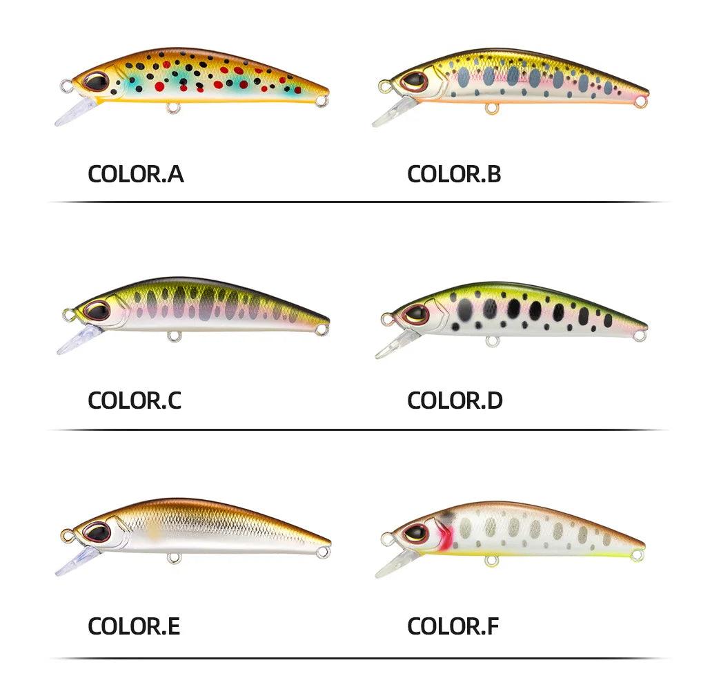 Japanese Design Pesca Wobbling Fishing Lure 63mm 8.5g Sinking Minnow Isca Artificial Baits for Bass Perch Pike Trout - Nex Fisher Hub