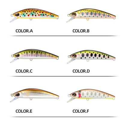 Japanese Design Pesca Wobbling Fishing Lure 63mm 8.5g Sinking Minnow Isca Artificial Baits for Bass Perch Pike Trout - Nex Fisher Hub