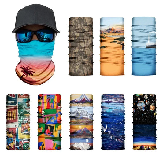 YIQISTART Fish Animal Design Neck Gaiter: Your Fishing Essential Scarf