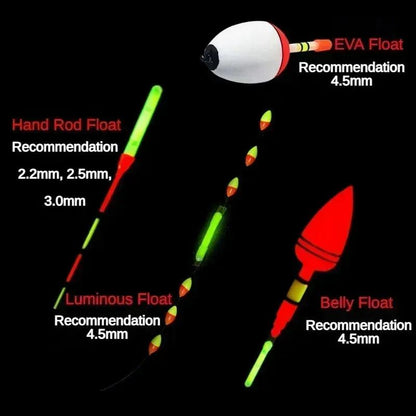 Fishing Float Light Sticks: Illuminate Your Night Fishing (Multiple Sizes & Quantities)