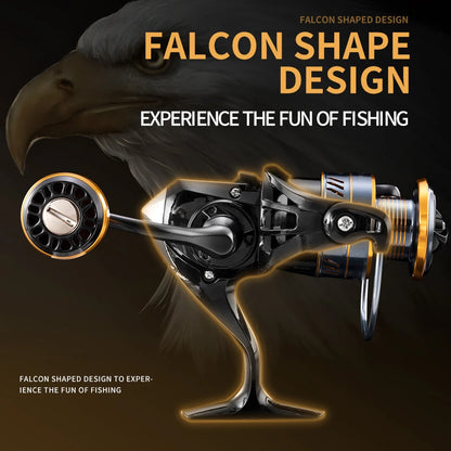 Rooblinos HM NEW Spinning Reel: 10KG Max Drag, High Speed for All Water Types