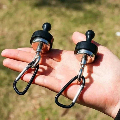 Camping Magnetic Hook Strong Suction Separable Multifunctional Outdoor Tent Canopy Carabiner Magnet Hanger Camping Accessories - Nex Fisher Hub