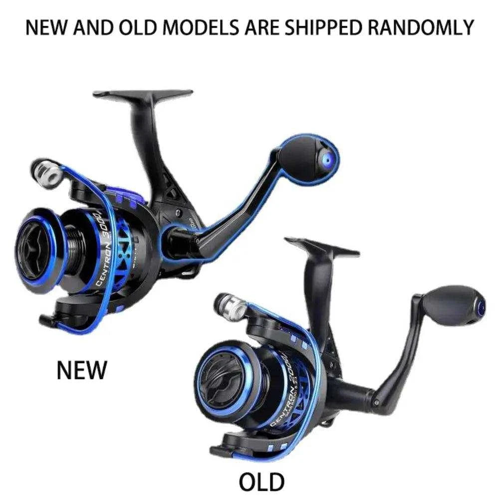 KastKing Centron & Summer Spinning Reel, new and old models, black and blue design.