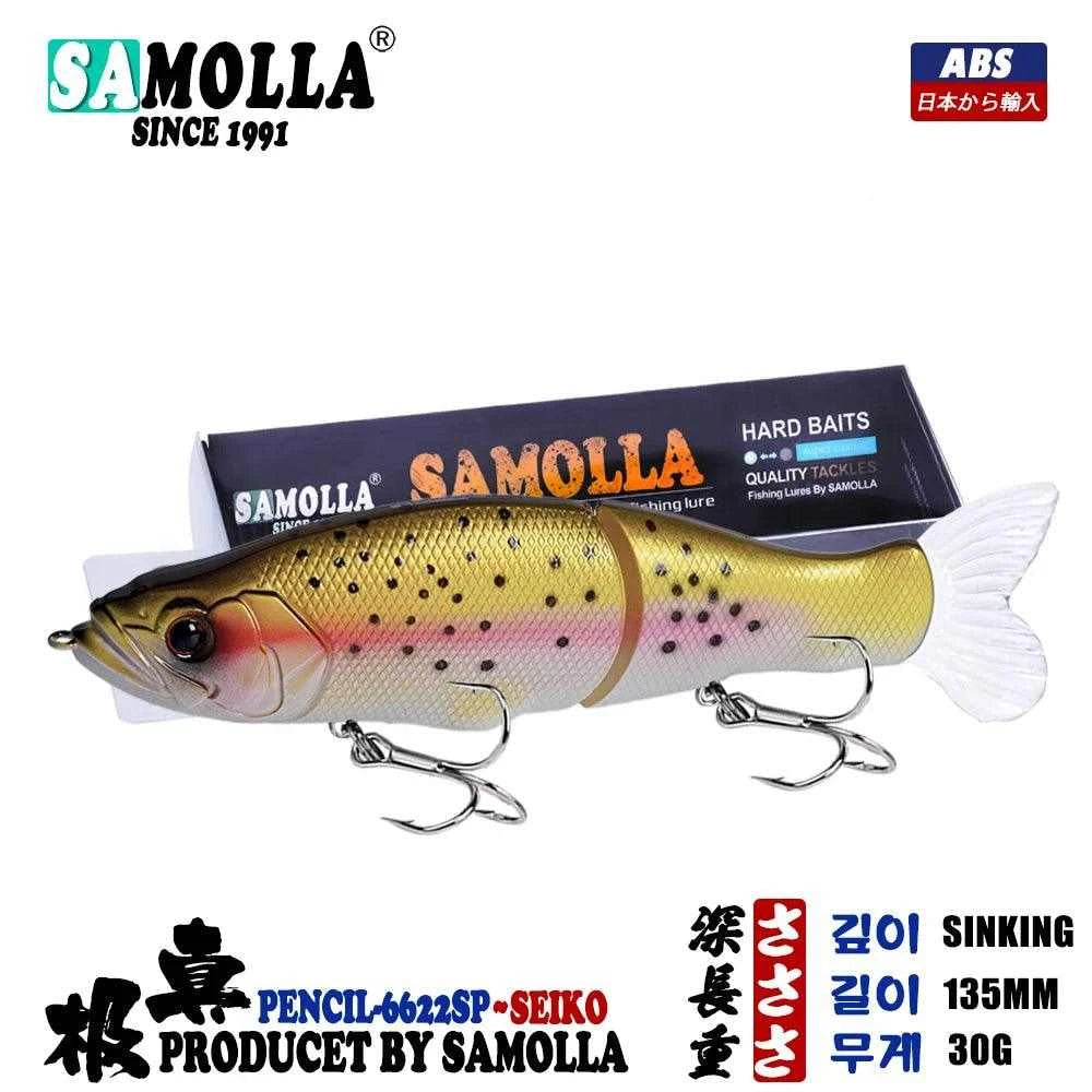 SAMOLLA Swimbait's Seductive Dance 1.06 oz (30g) 5.3 inches (135mm) - Nex Fisher Hub