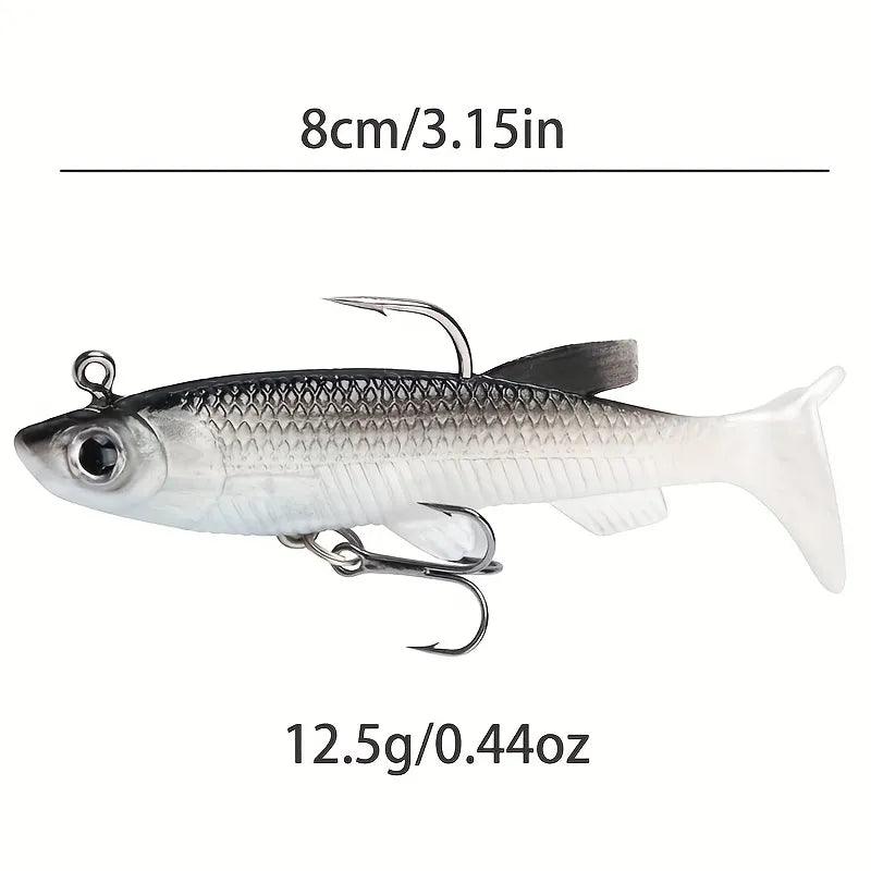 Swimbait 8cm / 3.15in 12.5g / 0.44 Oz 5pcs/Lot