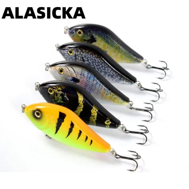 ALASICKA JKB100 Slider: 100mm Wobbler - Multiple ColorsNex Fisher Hub