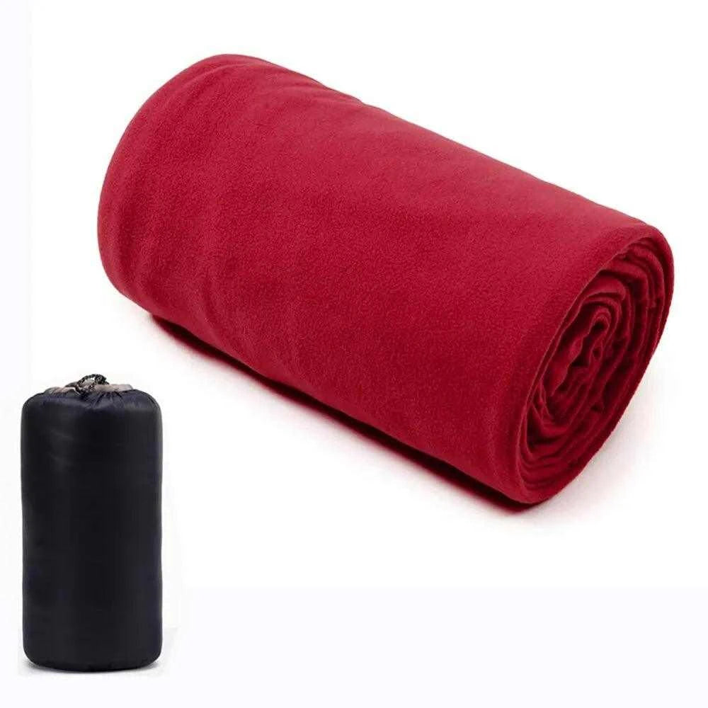 Fleece Sleeping Bag Portable Ultra-light Polar Travel Sheets for Adults Outdoor Camping Tent Bed Warm Sleeping Bag Liner - Nex Fisher Hub