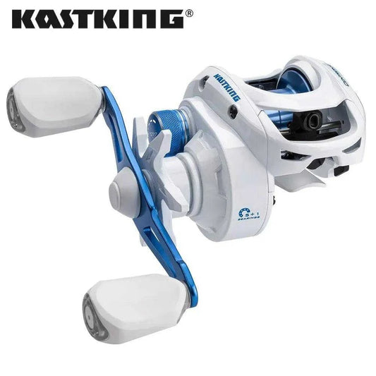 KastKing Centron Lite Baitcasting Reel, lightweight design, ergonomic low-profile, for freshwater and saltwater fishing.