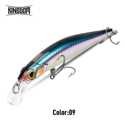 Kingdom Kingart Sinking Minnow Fishing Lures 6g 9g 14g 18.6g Jerkbaits Good Action Wobblers FR Silence Hard Baits Sea Bass - Nex Fisher Hub