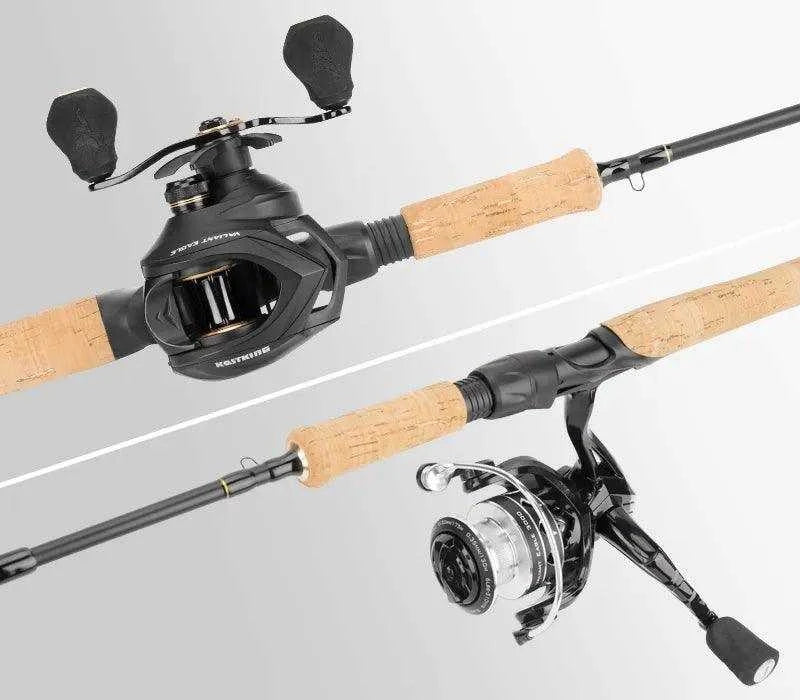 KastKing Valiant Eagle Passage Rod with cork handles and versatile reel options for fishing enthusiasts.