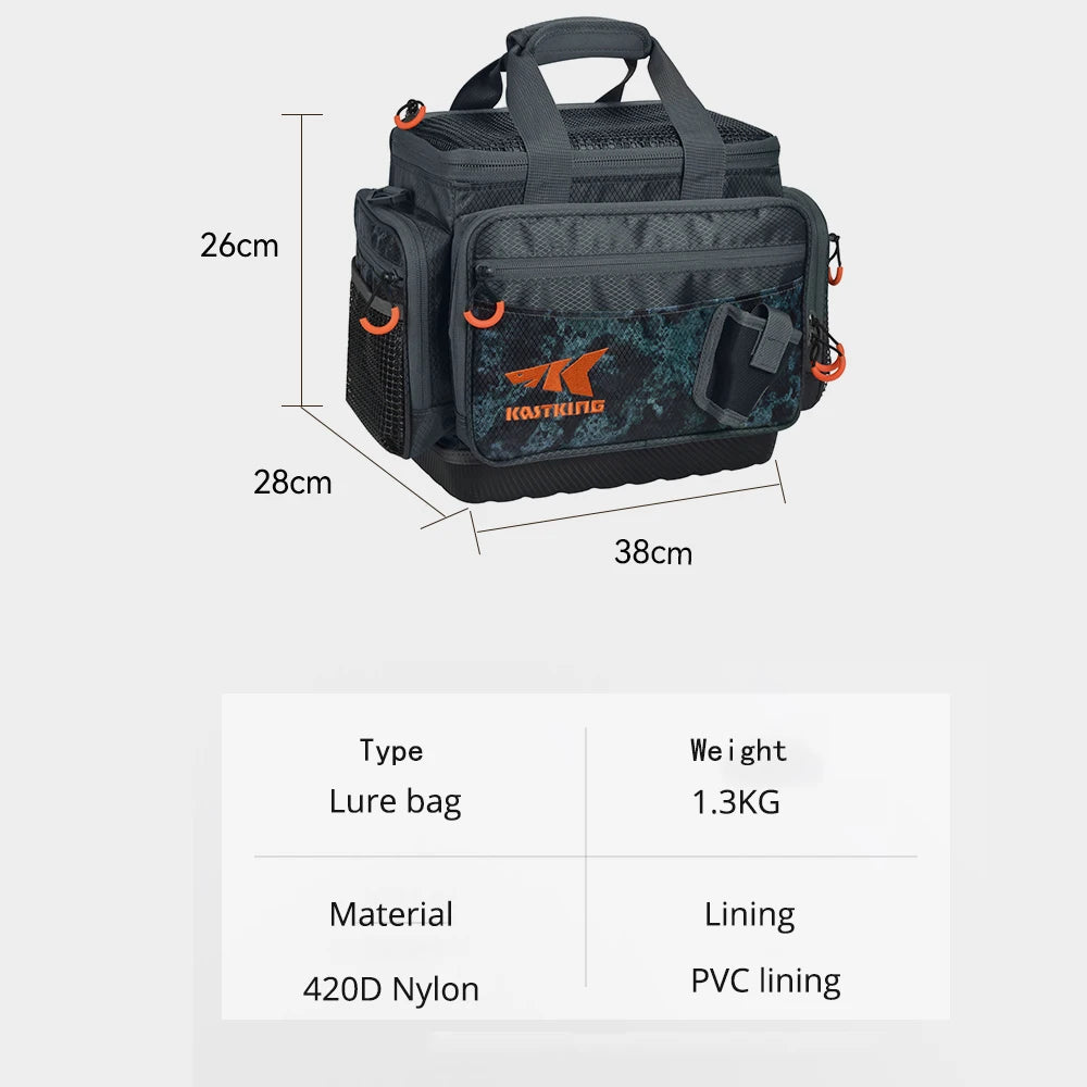 KastKing Hoss Large Capacity Tackle Bag - Oraganize Your Gear With KastKing Hoss Large Capacity Tackle Bag - Oraganize Your Gear With