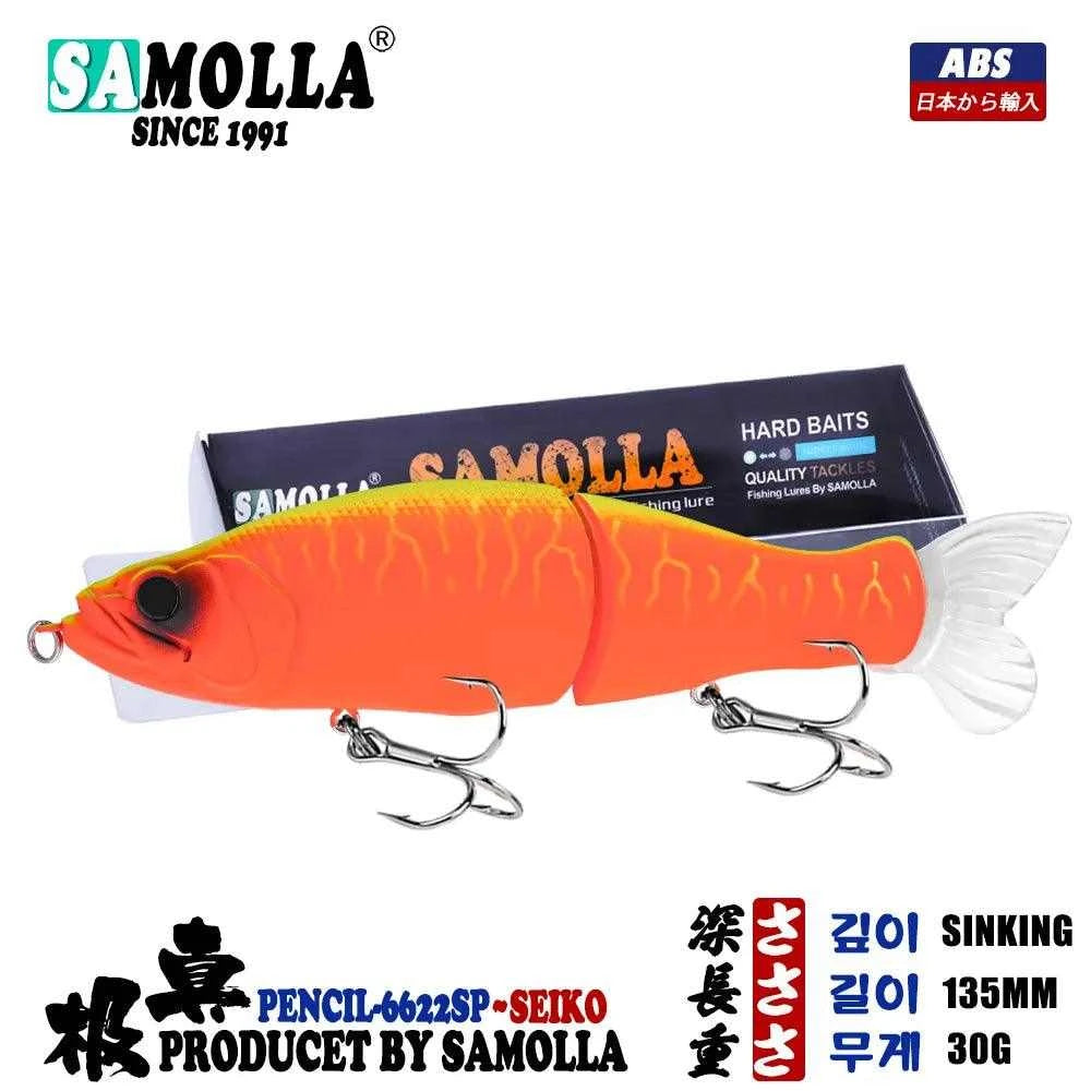 SAMOLLA Swimbait's Seductive Dance 1.06 oz (30g) 5.3 inches (135mm) - Nex Fisher Hub