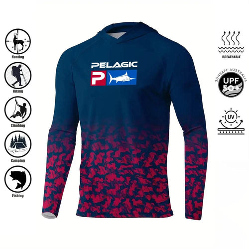 Pelagic Performance Fishing Hoodie Summer 2024