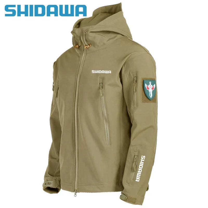 Shidawa Autumn Winter Men's Waterproof Warm Fishing Set Windproof HoodNex Fisher Hub