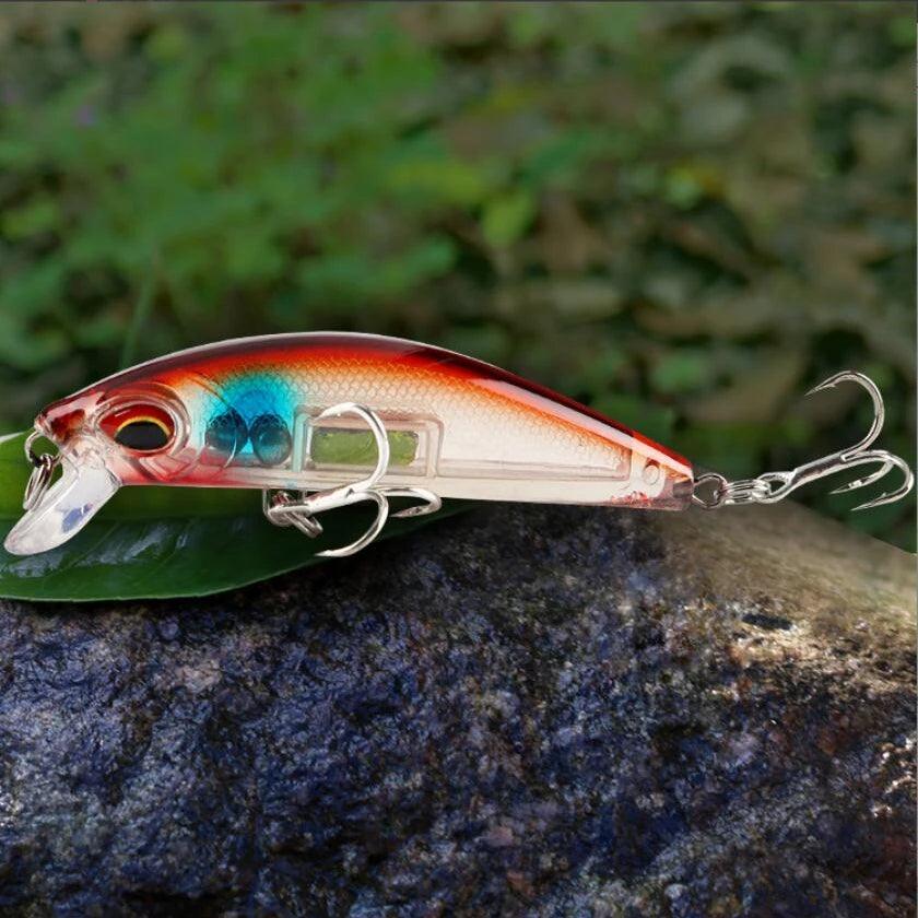 1pcs 7cm 11g Minnow Fishing Lure Wobblers 3D Eyes Sinking Hard Artificial Bait Bass Pike Trolling Carp Crankbait Fishing Tackle