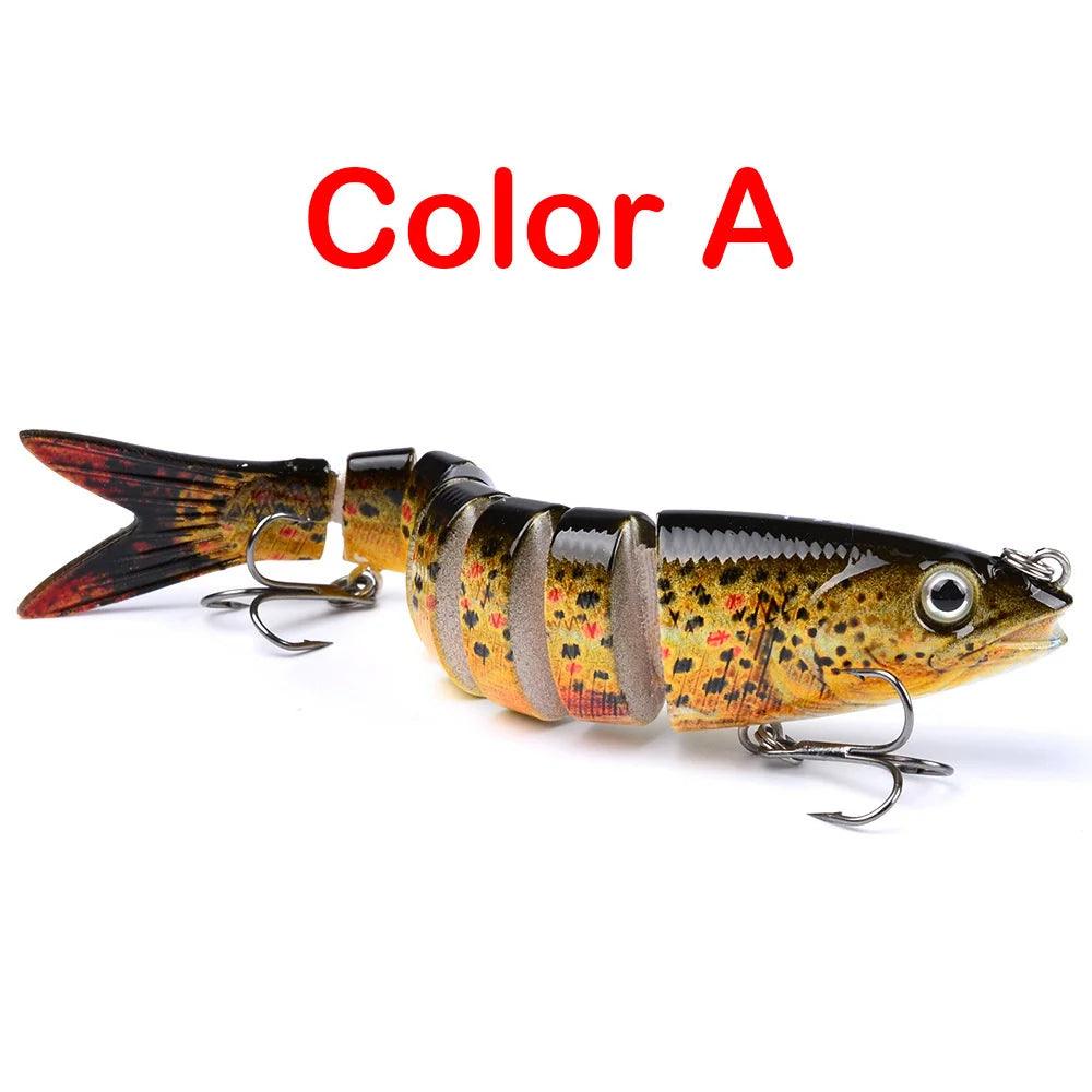 1PCS Multi-section Minnow Fishing Lure 13.5cm 19g Artificial Hard Bait Swimbait Lifelike Wobbler Crankbait Pesca Fishing Tackle - Nex Fisher Hub