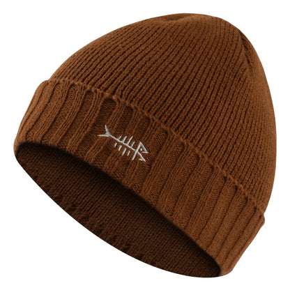 BASSDASH Winter Beanie Hats with Fleece Lining Thick Warm for Men Women Stretchy Fit Unisex Cuffed Knit Hat Nex Fisher Hub