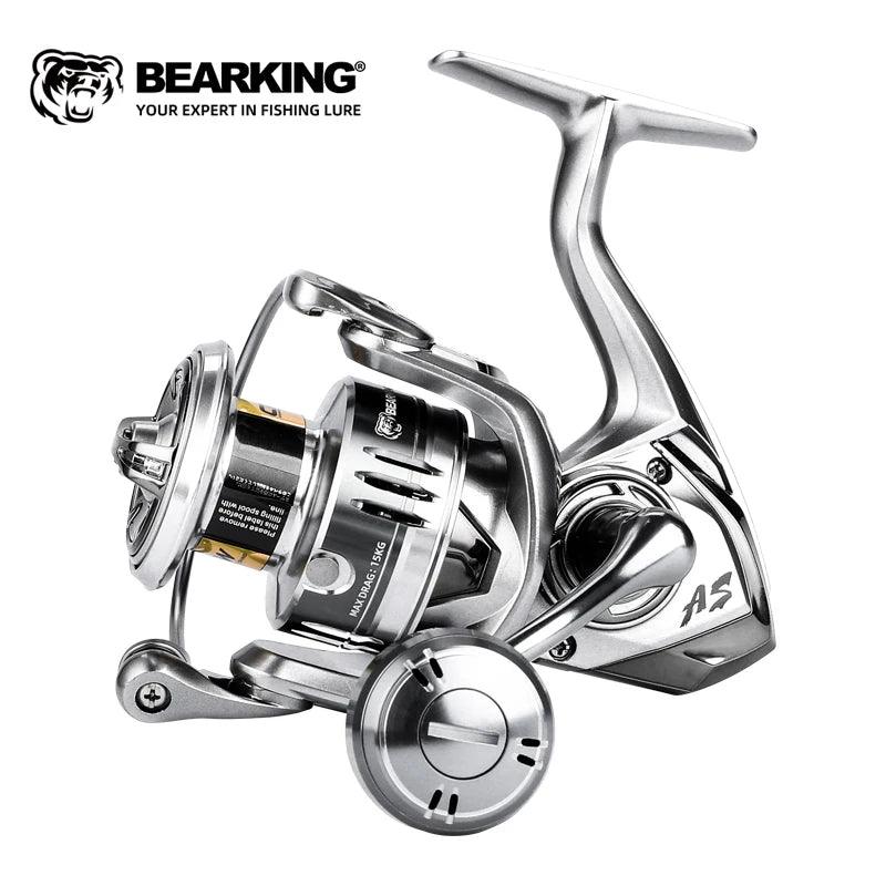 BEARKING brand New arrival Saltwater Fishing Reel Spinning 1000-6000 9+1BB 5.2:1 Max Drag 10-20KG Water-Proof Reels - Nex Fisher Hub