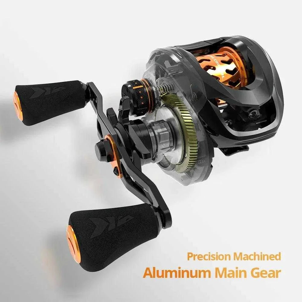 KastKing Zephyr Bait Finesse System BFS Baitcasting Reel 4.5KG 7.2:1 Gear Ratio - Nex Fisher Hub