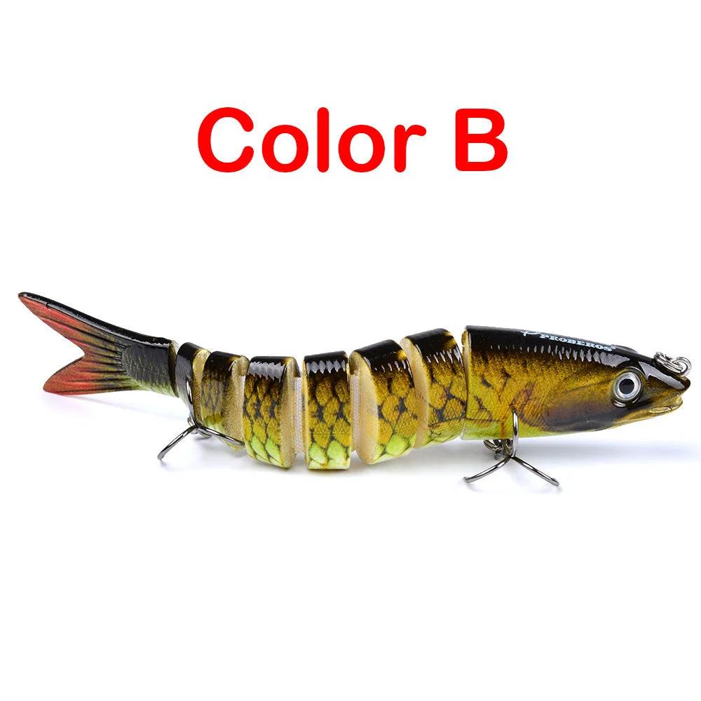 1PCS Multi-section Minnow Fishing Lure 13.5cm 19g Artificial Hard Bait Swimbait Lifelike Wobbler Crankbait Pesca Fishing Tackle - Nex Fisher Hub