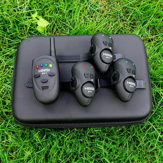 HIRISI SV1 Carp Fishing Bite Alarm Set And 100M Range Receptor: Wireless Indicator