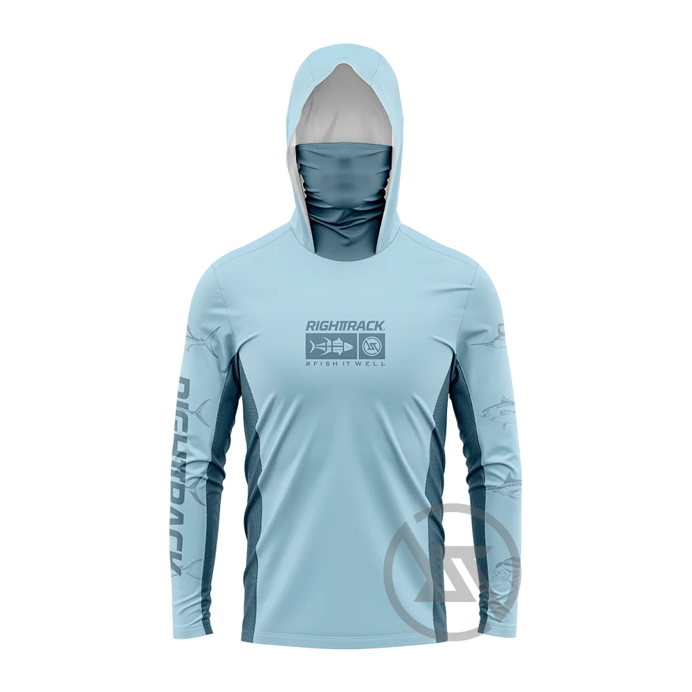 RightTrack Mask Fishing Hoodies: Ultimate Sun Protection for Anglers UPF50+